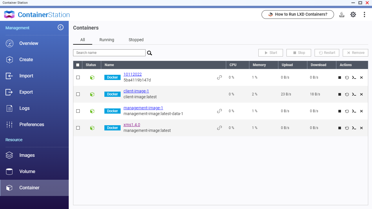 View on running container with GitProtect